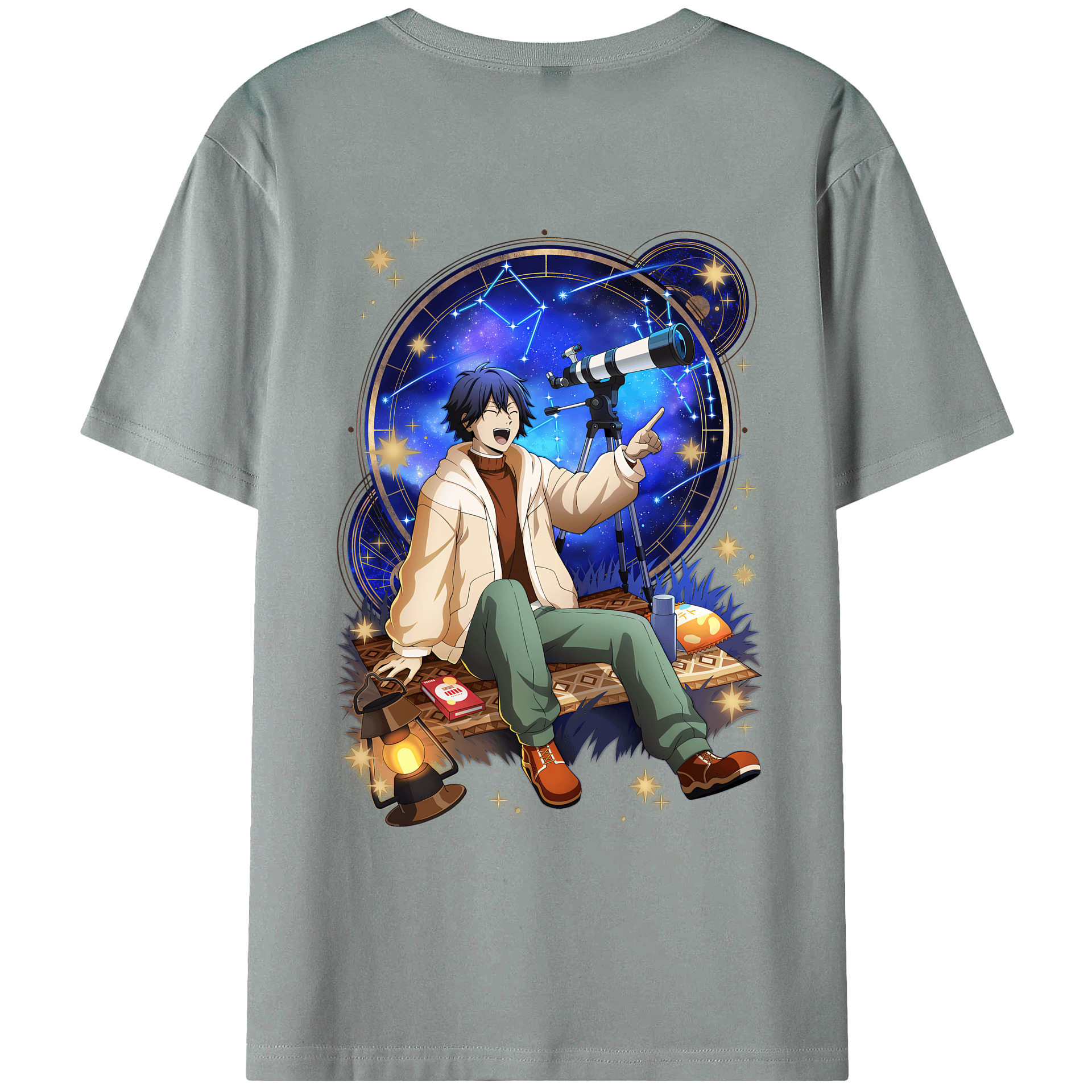 （画像用） 文豪ストレイドッグス Bungo Stray Dogs 綿100％ メンズ半袖Tシャツ（バックプリント） 通気性